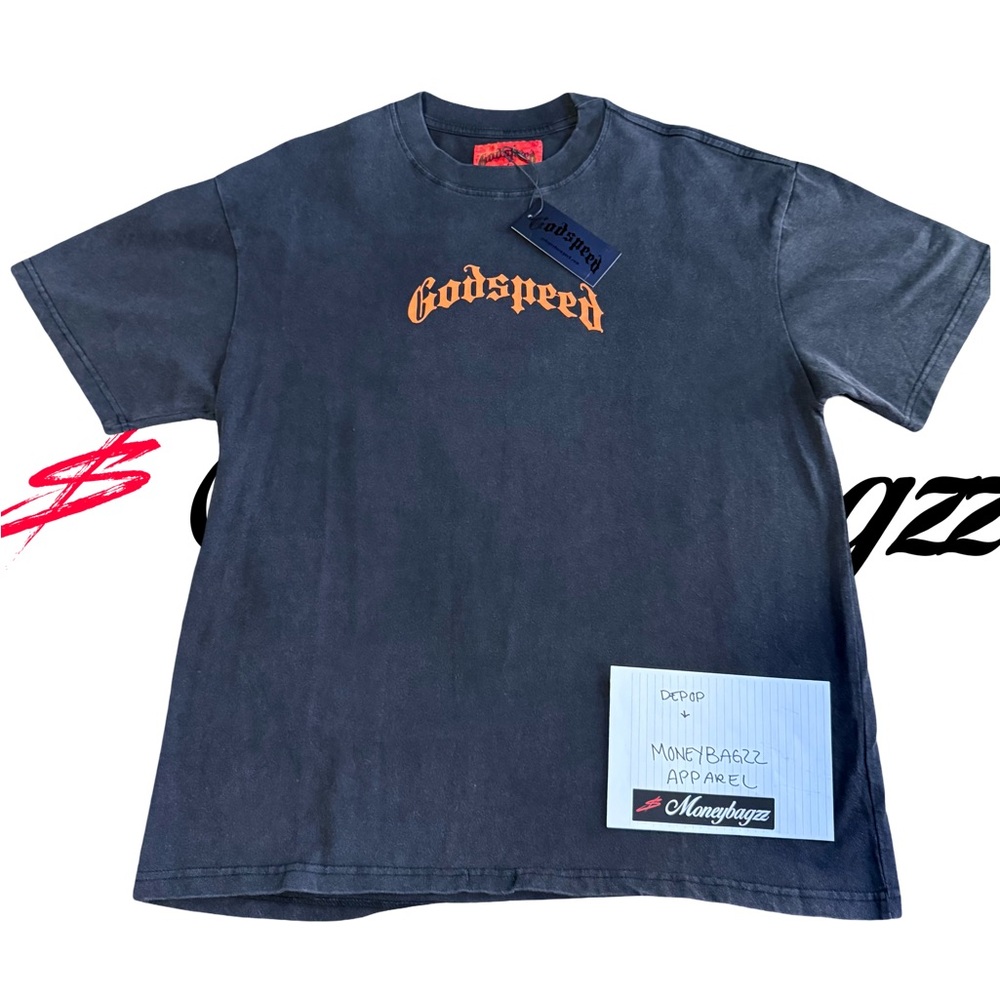 Godspeed Black T-Shirt Skull w/ Flowers